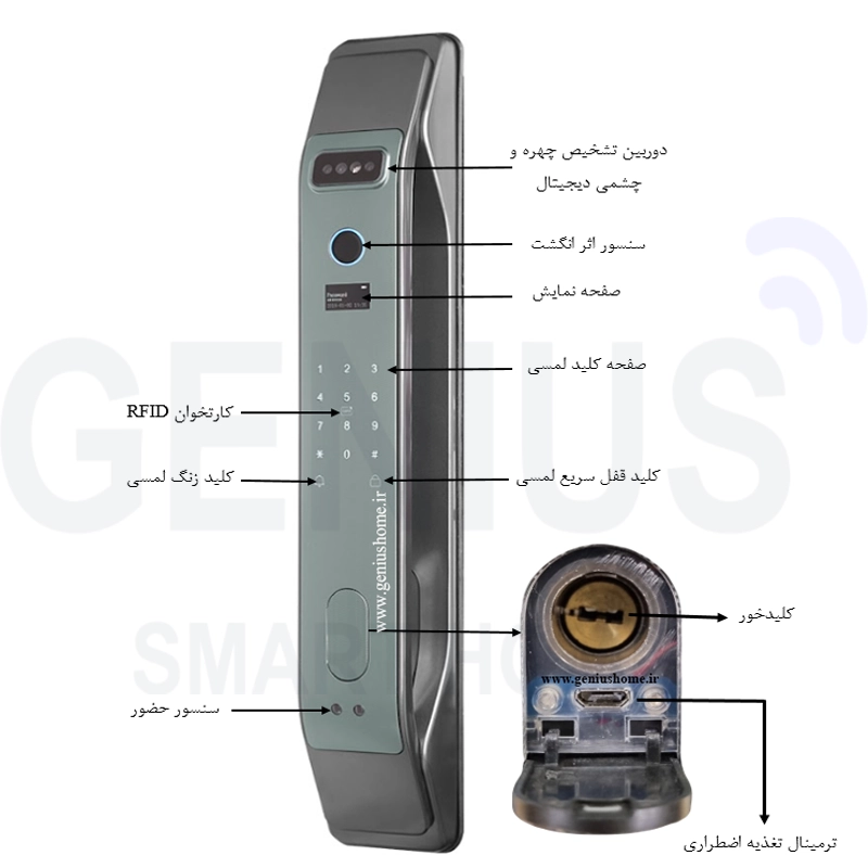 قفل دیجیتال هوم لاک مدل F300