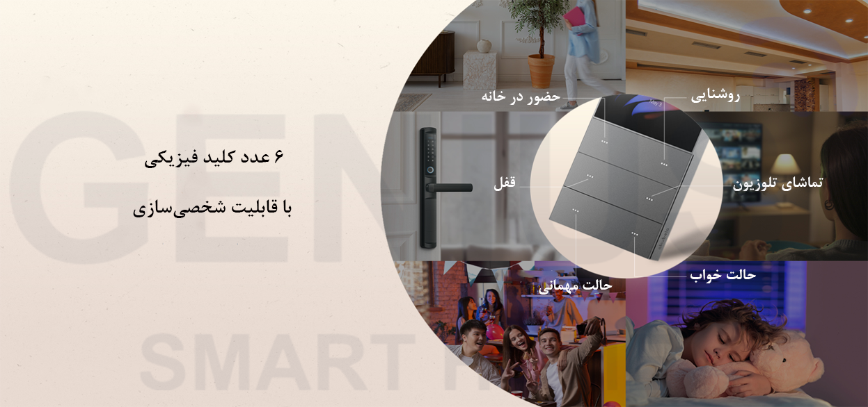 امکانات تاچ پنل آکوبلا Hypanel Keyplus