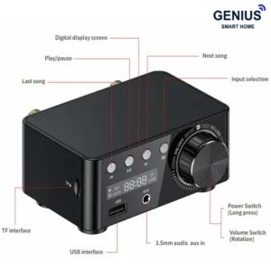 آمپلی فایر بلوتوثی S.O.S مدل Mini Amp - تصویر 4