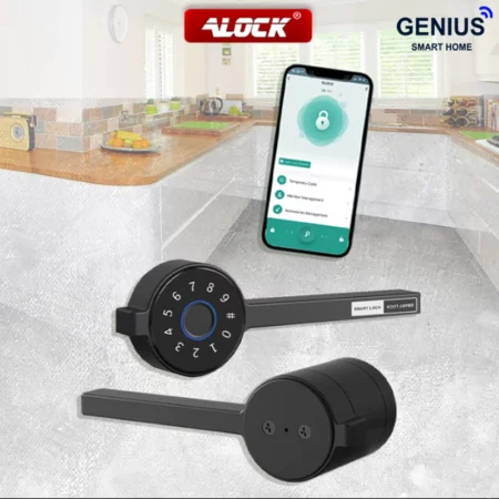 دستگیره درب اثر انگشتی Alock مدل B1