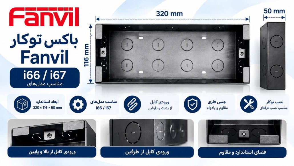 باکس آیفون تصویری فنویل مدل I67 ، I66